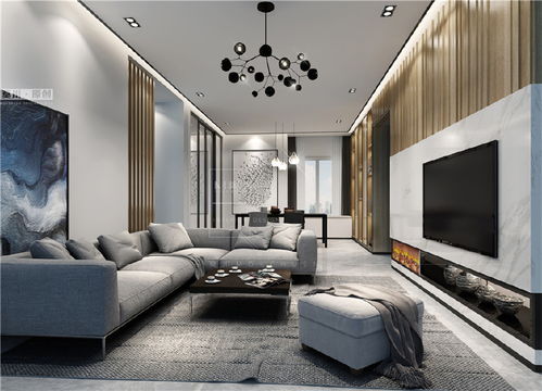 莫川設計 · 山語海86平米現(xiàn)代簡約風格裝修案例