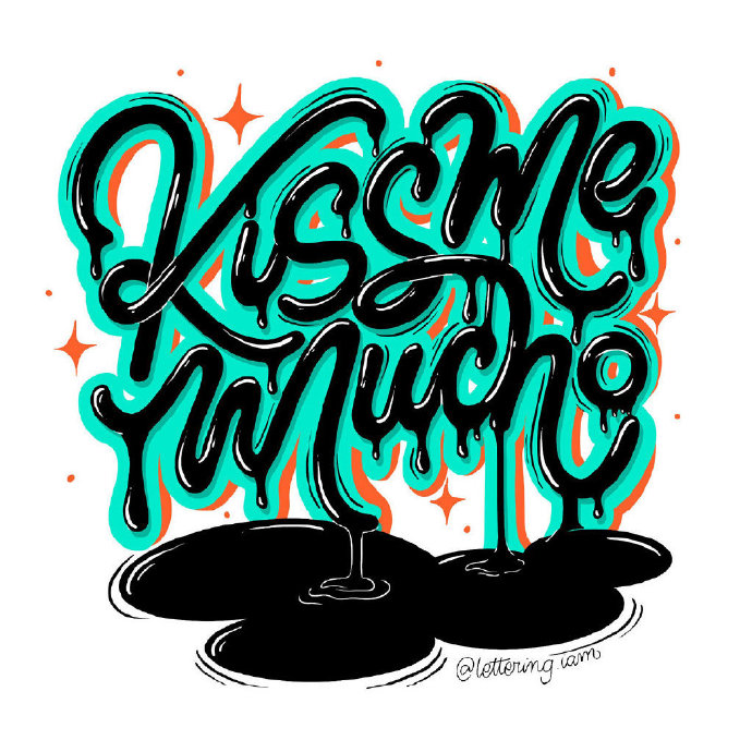 Lucía Types 西班牙字體藝術家的創(chuàng)意手寫英文字體設計